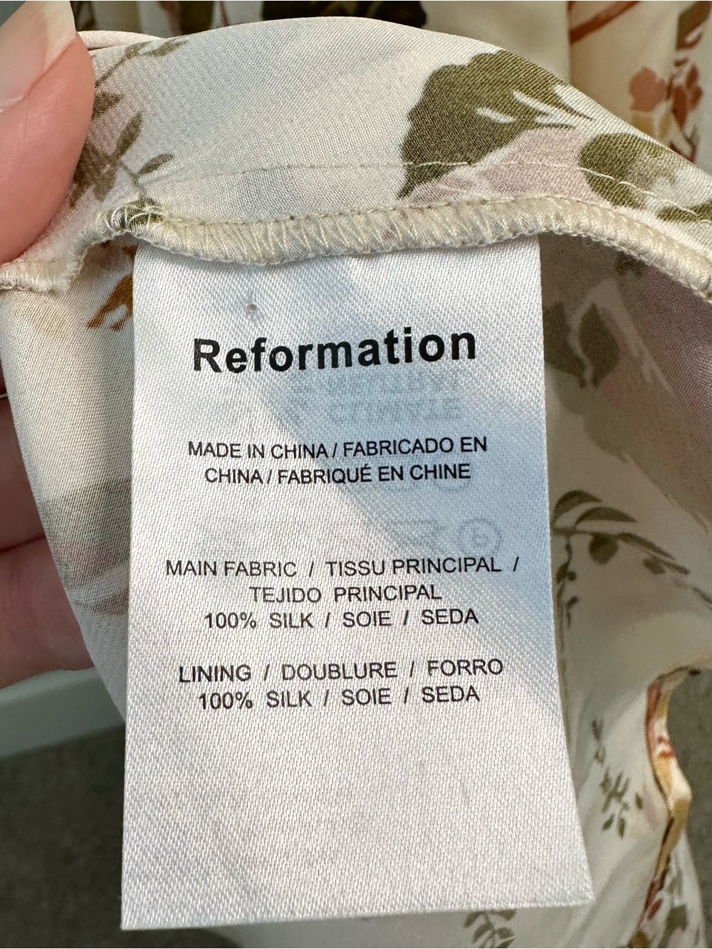 Reformation Veria Silk Halter Maxi Dress
Floral Bella SZ US 2 - Picture 5 of 8